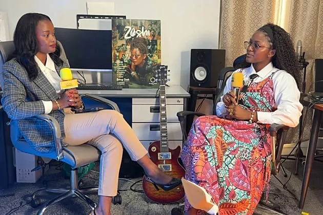 Interview in a studio